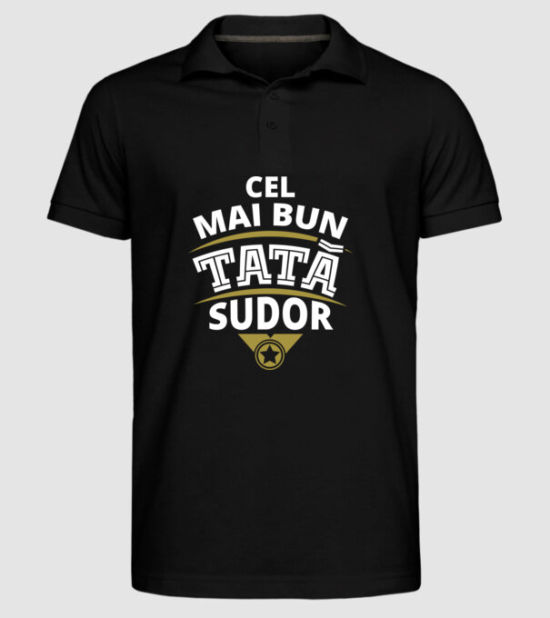 Cel mai bun tată sudor model negru pe tricou