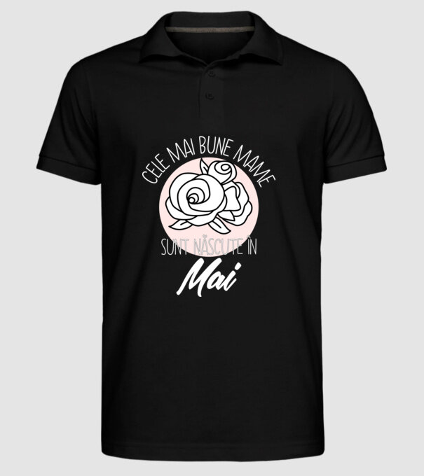 Cele mai bune mame sunt născute în Mai model negru pe tricou