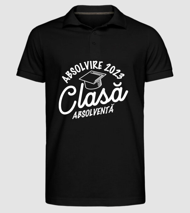 Clasă absolventă  model negru pe tricou