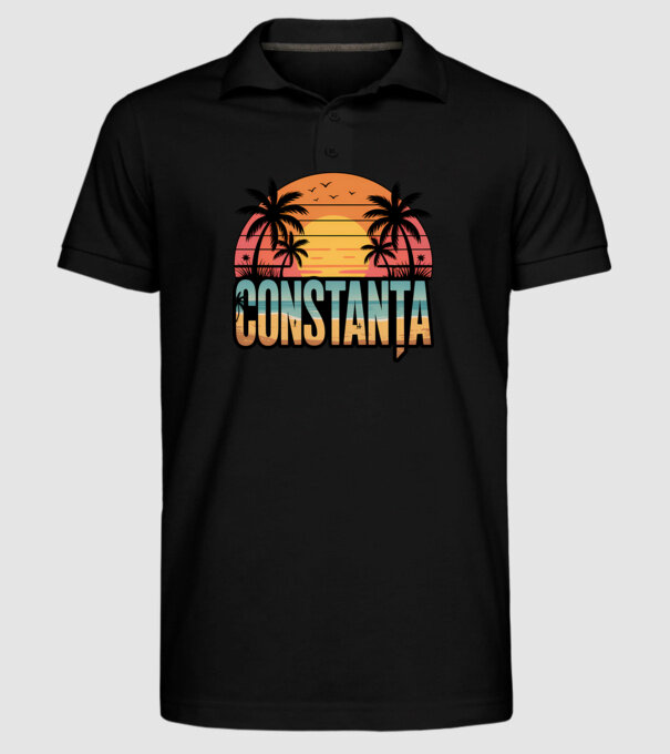 Constanța model negru pe tricou