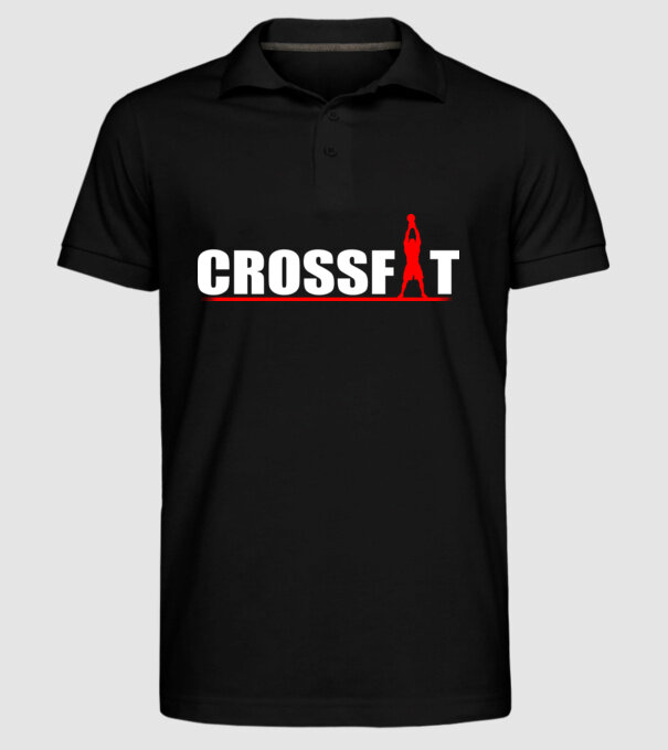 Crossfit model negru pe tricou