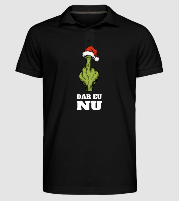 Dar eu NU Negru model negru pe tricou