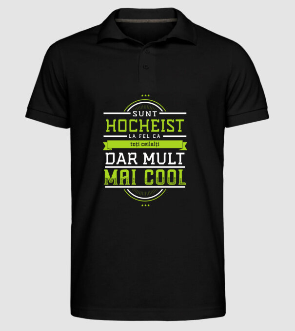 Sunt hocheist, la fel ca toți ceilalți, dar mult mai cool model negru pe tricou