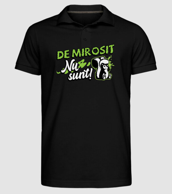 De mirosit nu sunt model negru pe tricou