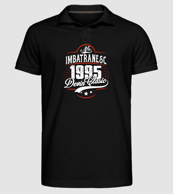 Devin Clasic - 1995 model negru pe tricou