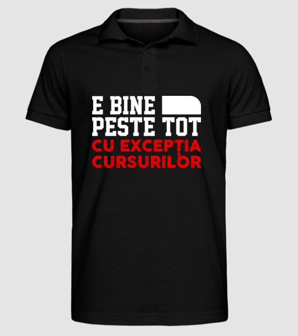 e bine peste tot, cu excepția cursurilor D1104825 model negru pe tricou