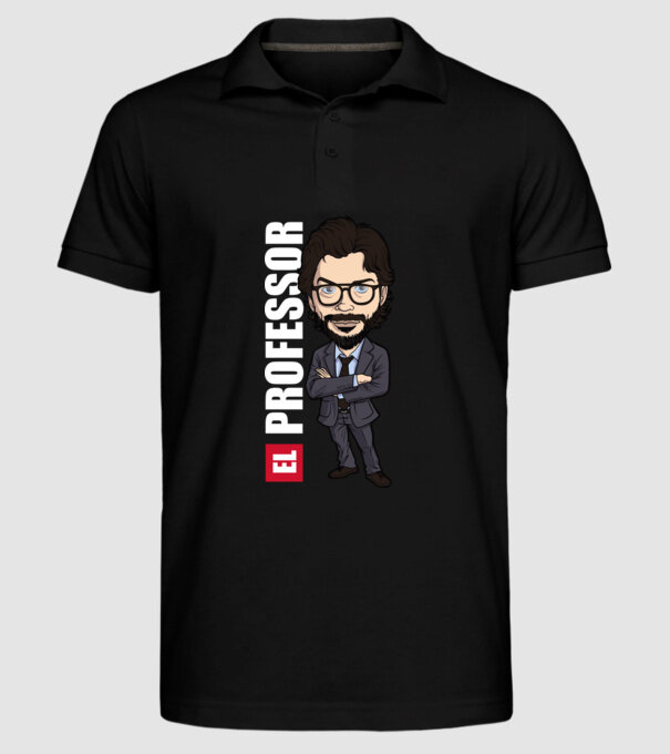 el professor drawing model negru pe tricou