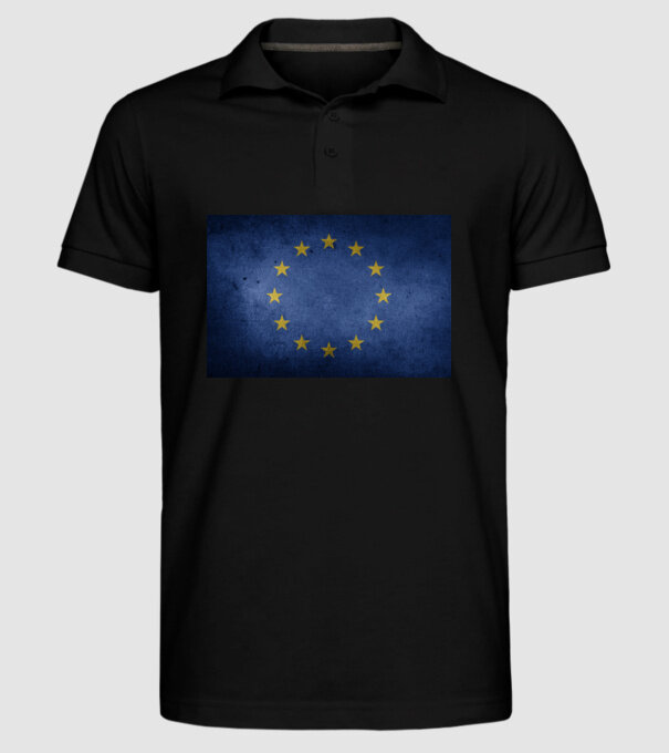 EU model negru pe tricou