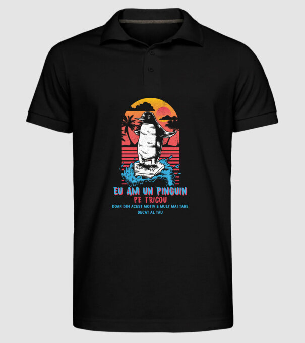 eu am un pinguin pe tricou - doar din acest motiv e mult mai tare decât al tău model negru pe tricou