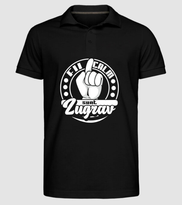 Fii calm... sunt zugrav model negru pe tricou