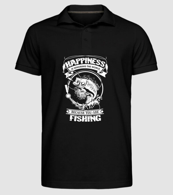 Fishing is ignoring the world model negru pe tricou
