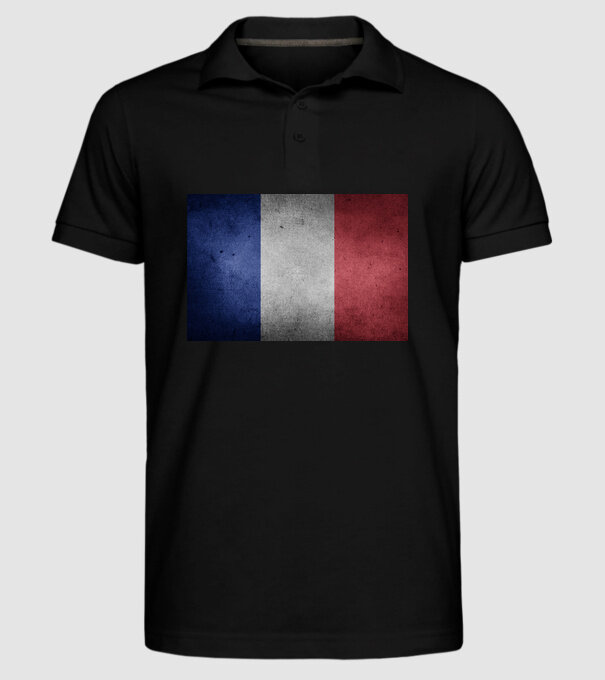 FRANCE model negru pe tricou