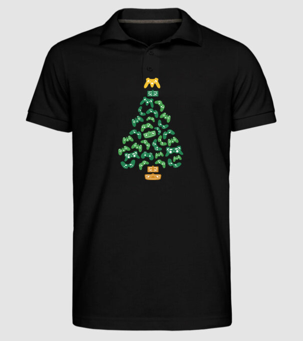 Gamer tree model negru pe tricou