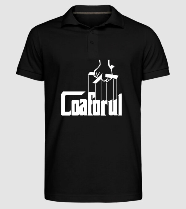 Coaforul/ Frizerul model negru pe tricou