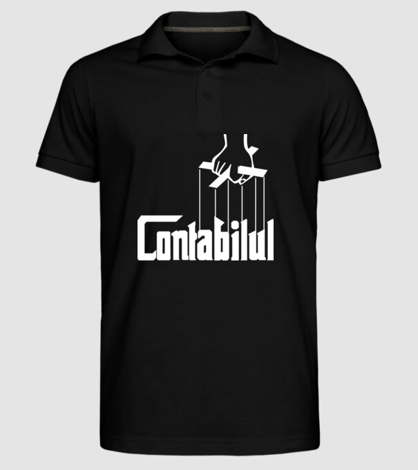 Contabilul model negru pe tricou