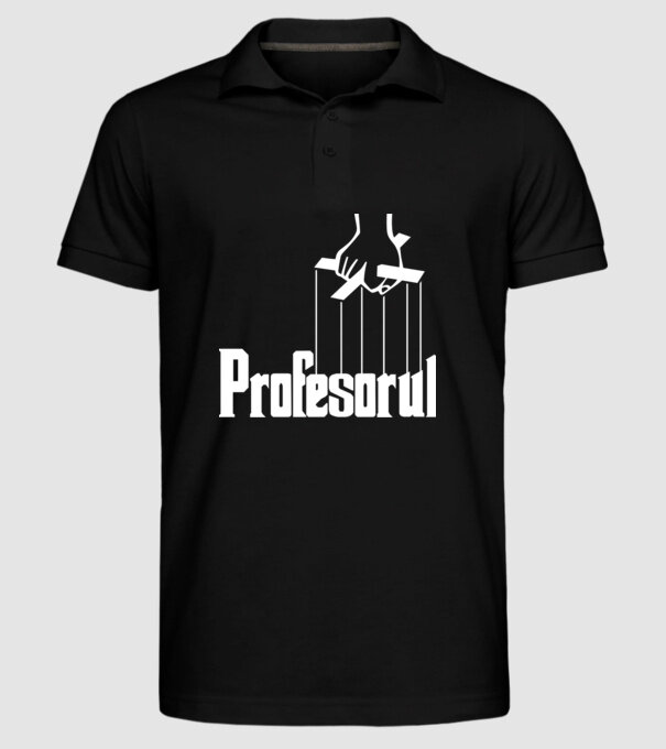 Profesorul model negru pe tricou