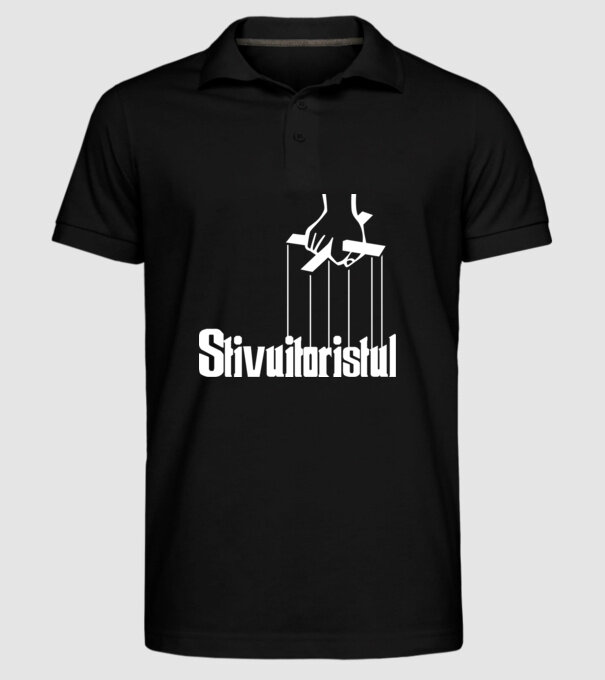 Stivuitoristul model negru pe tricou