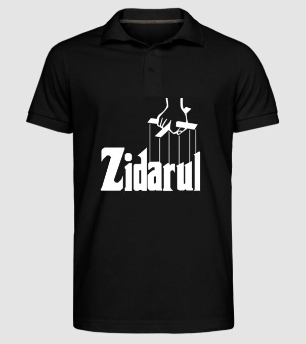 Zidarul model negru pe tricou