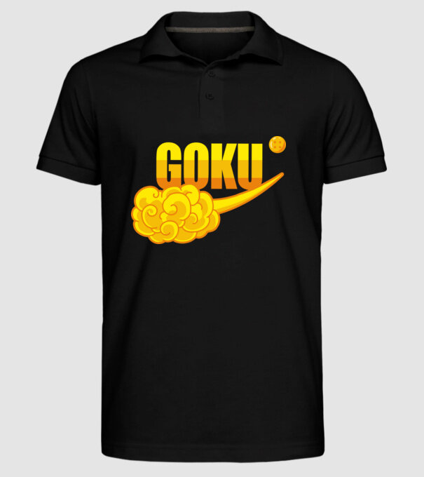 goku cloud model negru pe tricou