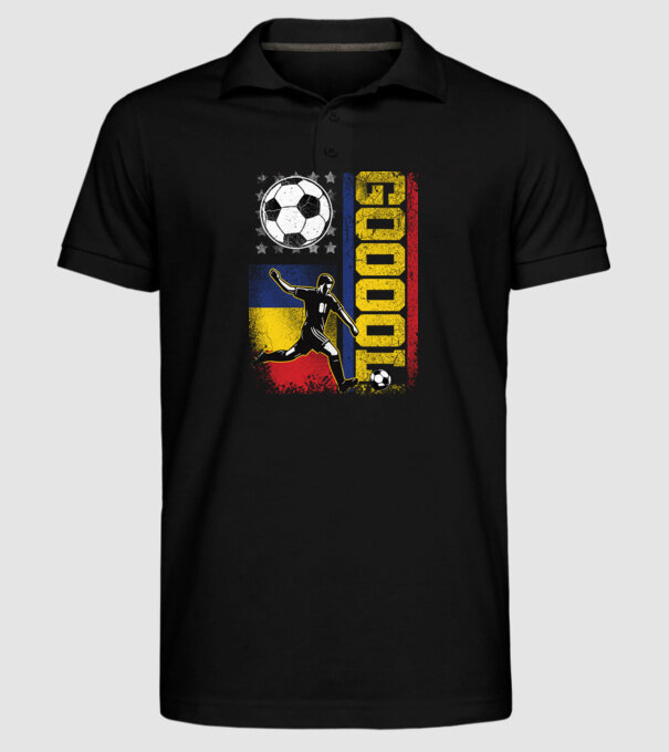GOOOL model negru pe tricou