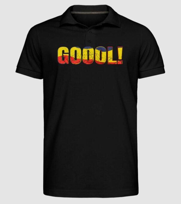 GOOOL model negru pe tricou