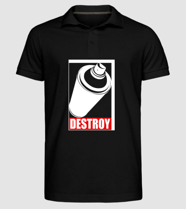 Graffiti model negru pe tricou
