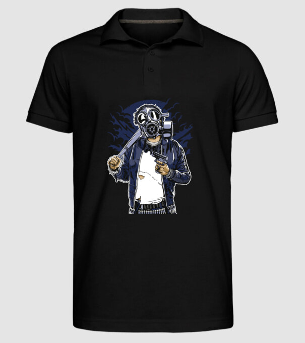 Graffiti model negru pe tricou