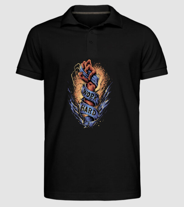 Graffiti model negru pe tricou