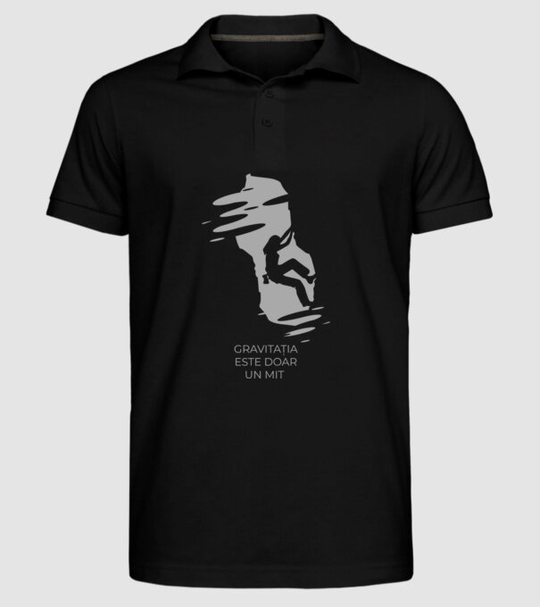 gravitația este doar un mit model negru pe tricou