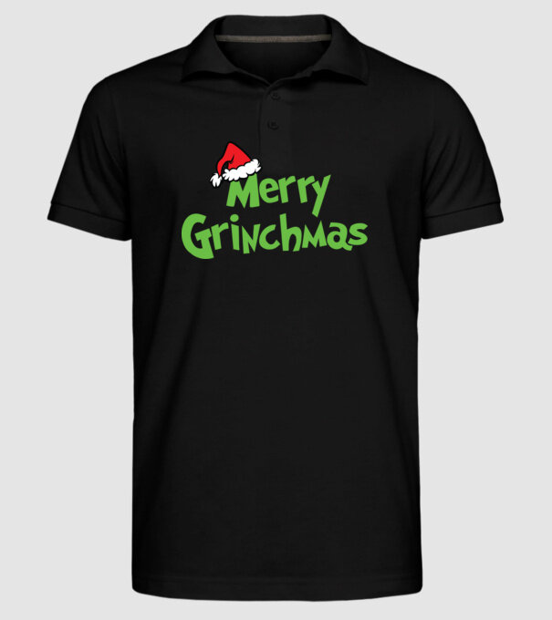 Grinchmas model negru pe tricou