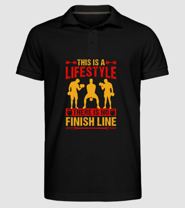 GYM Fitness model negru pe tricou
