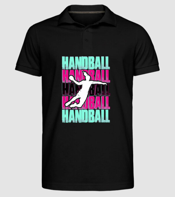 handball model negru pe tricou
