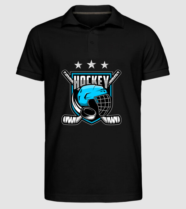 Hockey model negru pe tricou