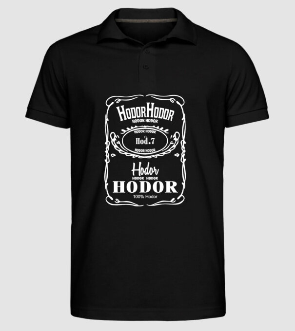 hodor model negru pe tricou