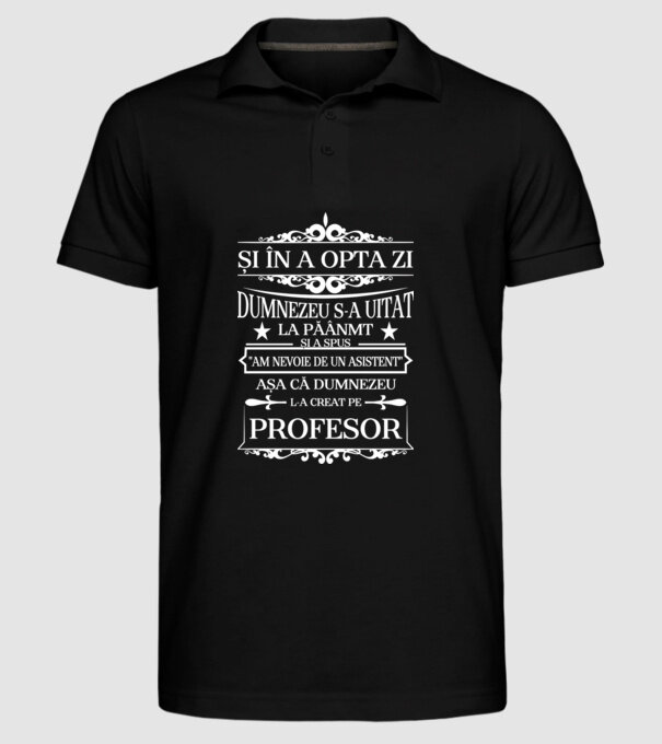 i în a opta zi Dumnezeu s-a uitat la pământ și a spus model negru pe tricou