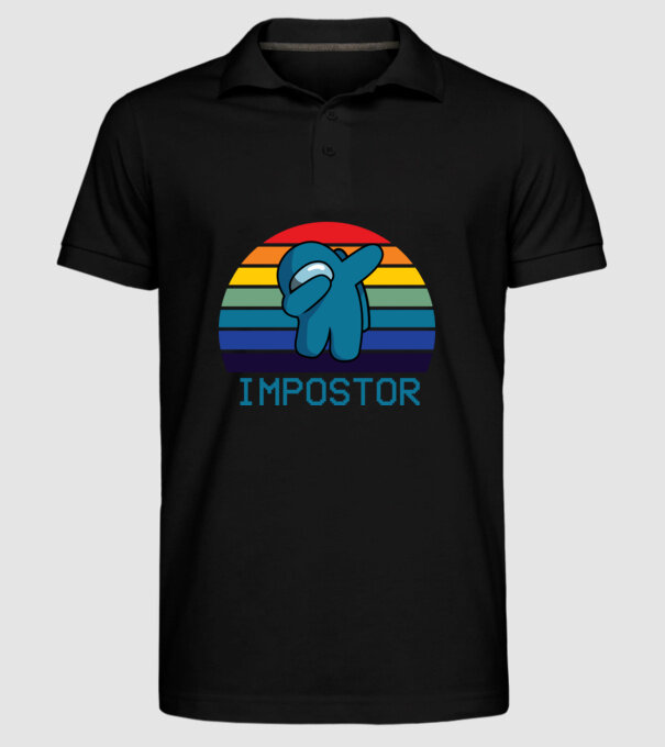 Impostor model negru pe tricou
