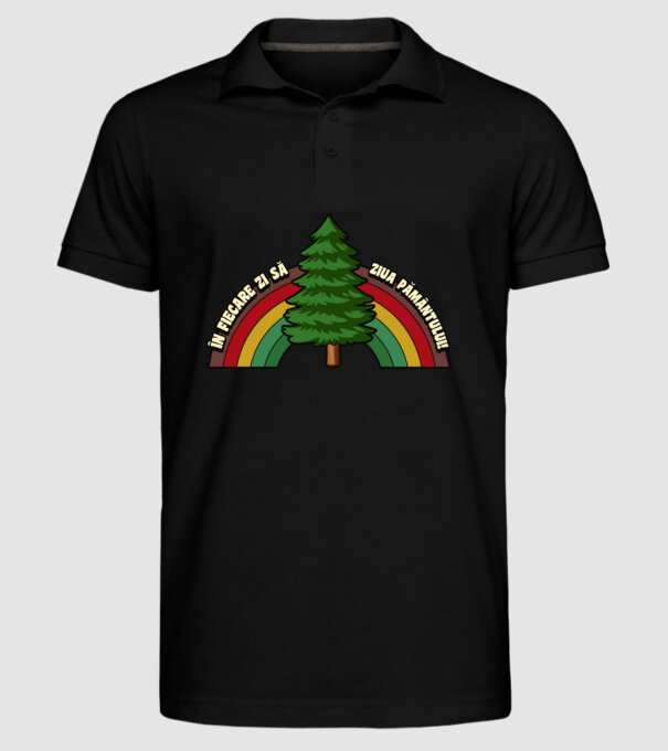 În fiecare zi - să fie Ziua Pământului! model negru pe tricou
