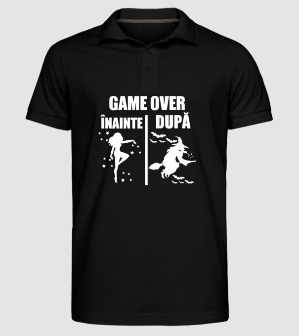 înainte - după model negru pe tricou