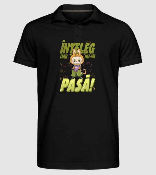 Înțeleg dar nu-mi pasă! model negru pe tricou