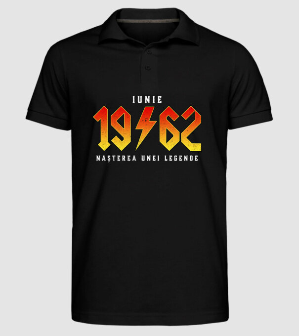 Iunie - 1962 - nașterea unei legende model negru pe tricou