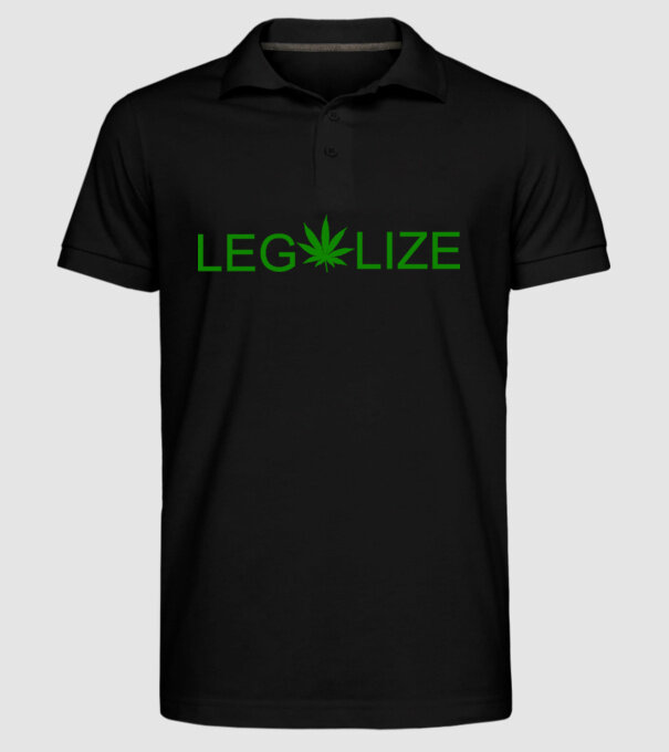 Legalize model negru pe tricou