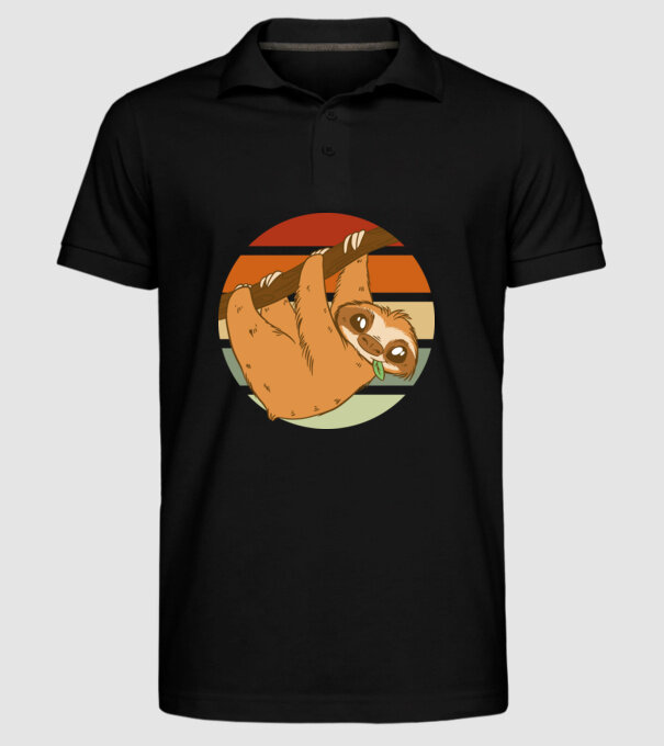 Leneș model negru pe tricou