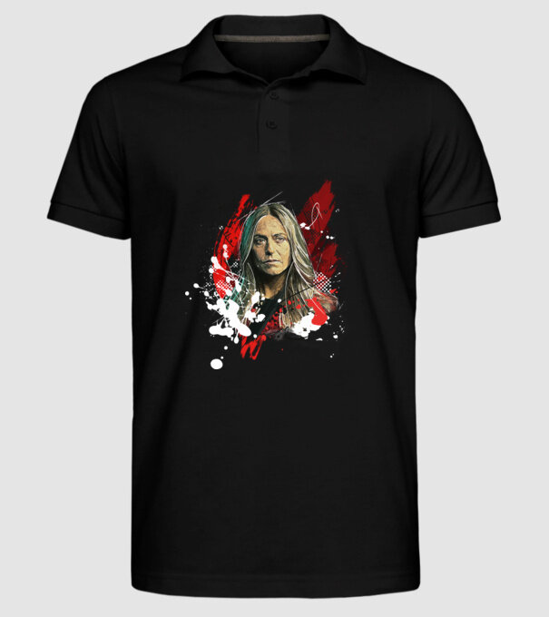 lisboa poster model negru pe tricou