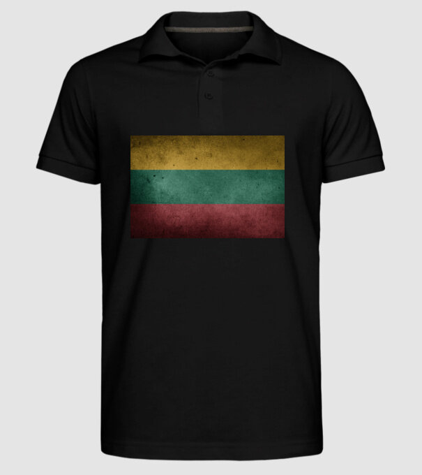 LITHUANIA model negru pe tricou