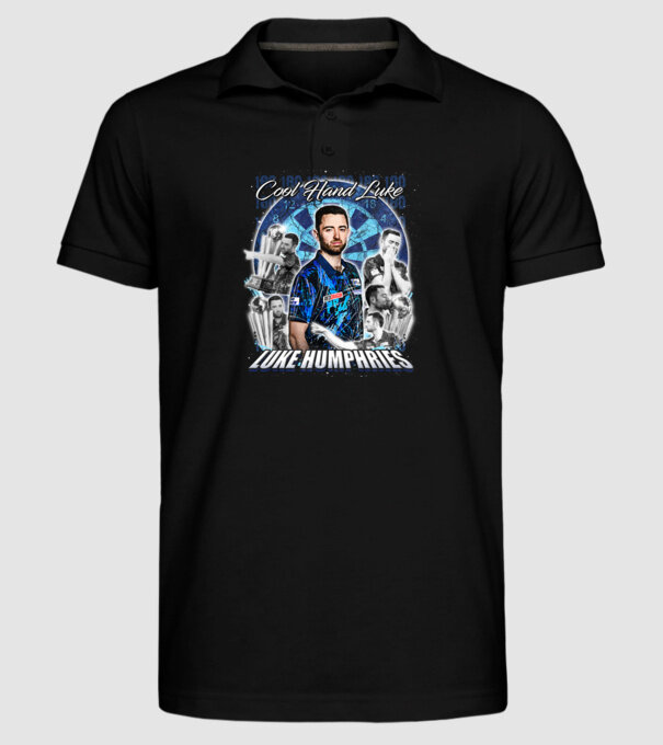 Luke Humphries Cool hand Luke model negru pe tricou