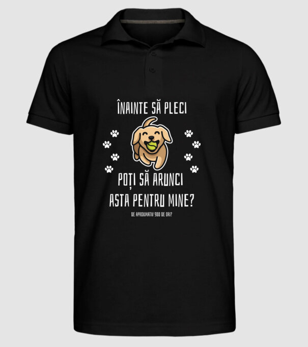 înainte să pleci, poți să arunci asta pentru mine? de aproximativ 900 de ori? model negru pe tricou