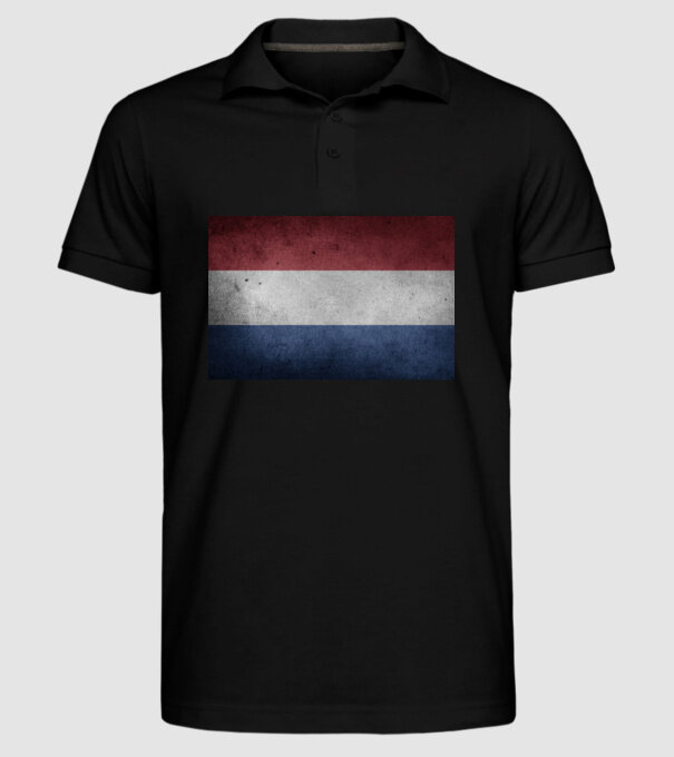 NETHERLANDS model negru pe tricou