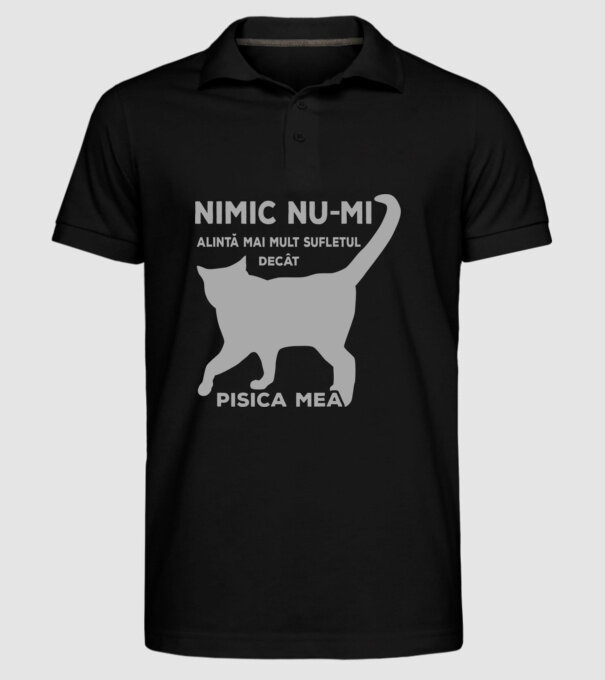 Nimic nu-mi alintă mai mult sufletul decât pisica mea model negru pe tricou