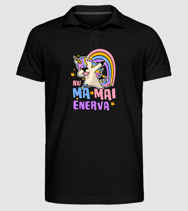 Nu mă mai enerva model negru pe tricou