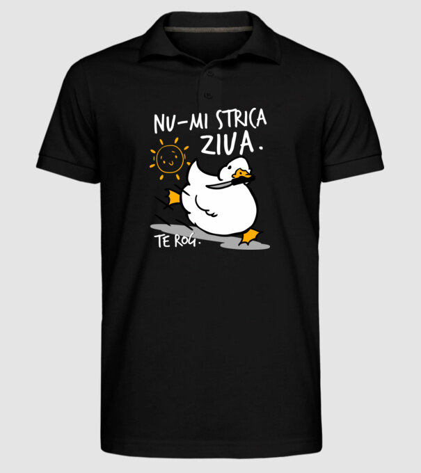 Nu-mi strica ziua. model negru pe tricou